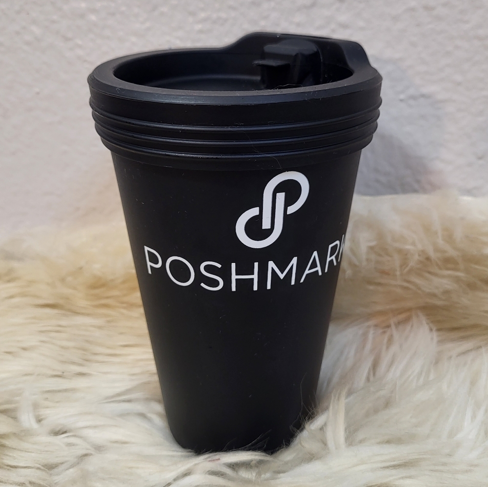 POSHMARK Silicone Travel Mug Cup w/Lid Posh Hot Cold